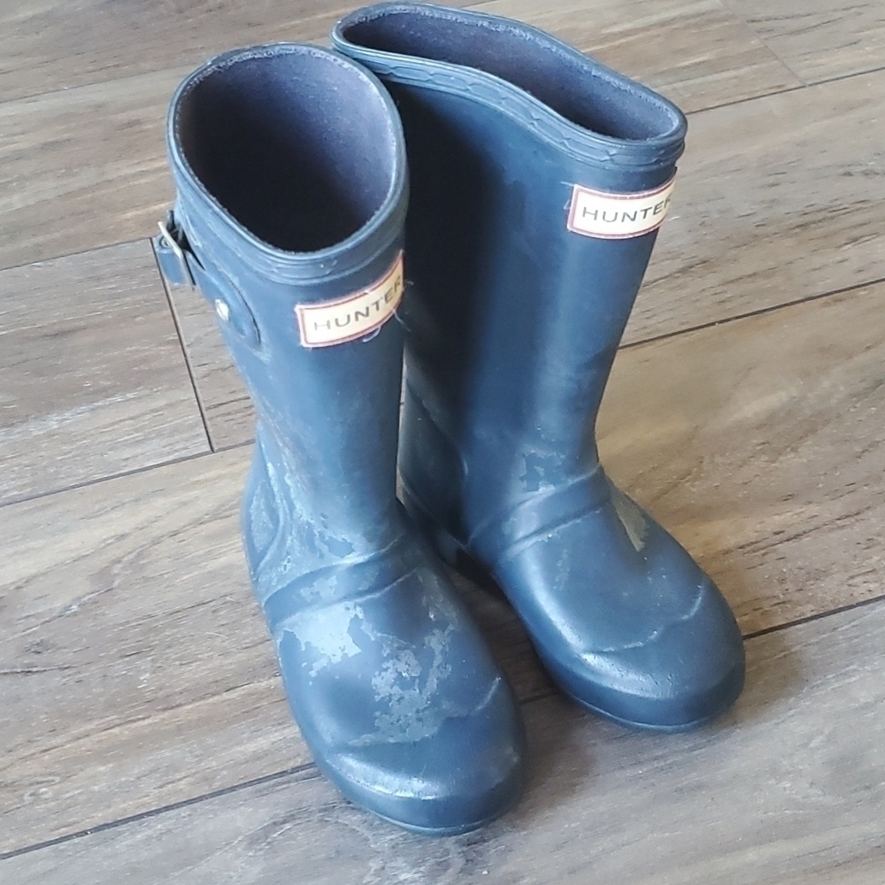 Hunter Kids Girls Outdoor boots Rubber shoes sz US 12